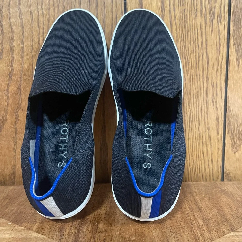 ROTHY's Shoes Slip Ons Sneakers-Black-Size 9,5 - Picture 8 of 11